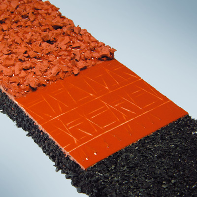 reinforcement flooring sports tartan tracks